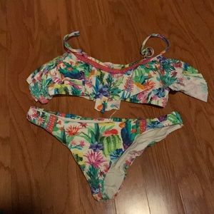 tropical bikini set